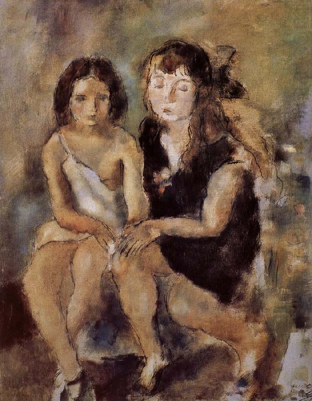 Clala and Unavian, Jules Pascin